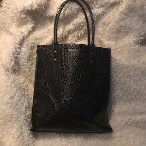 Kate Spade Black Crocodile Tote